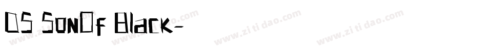DS SonOf Black字体转换